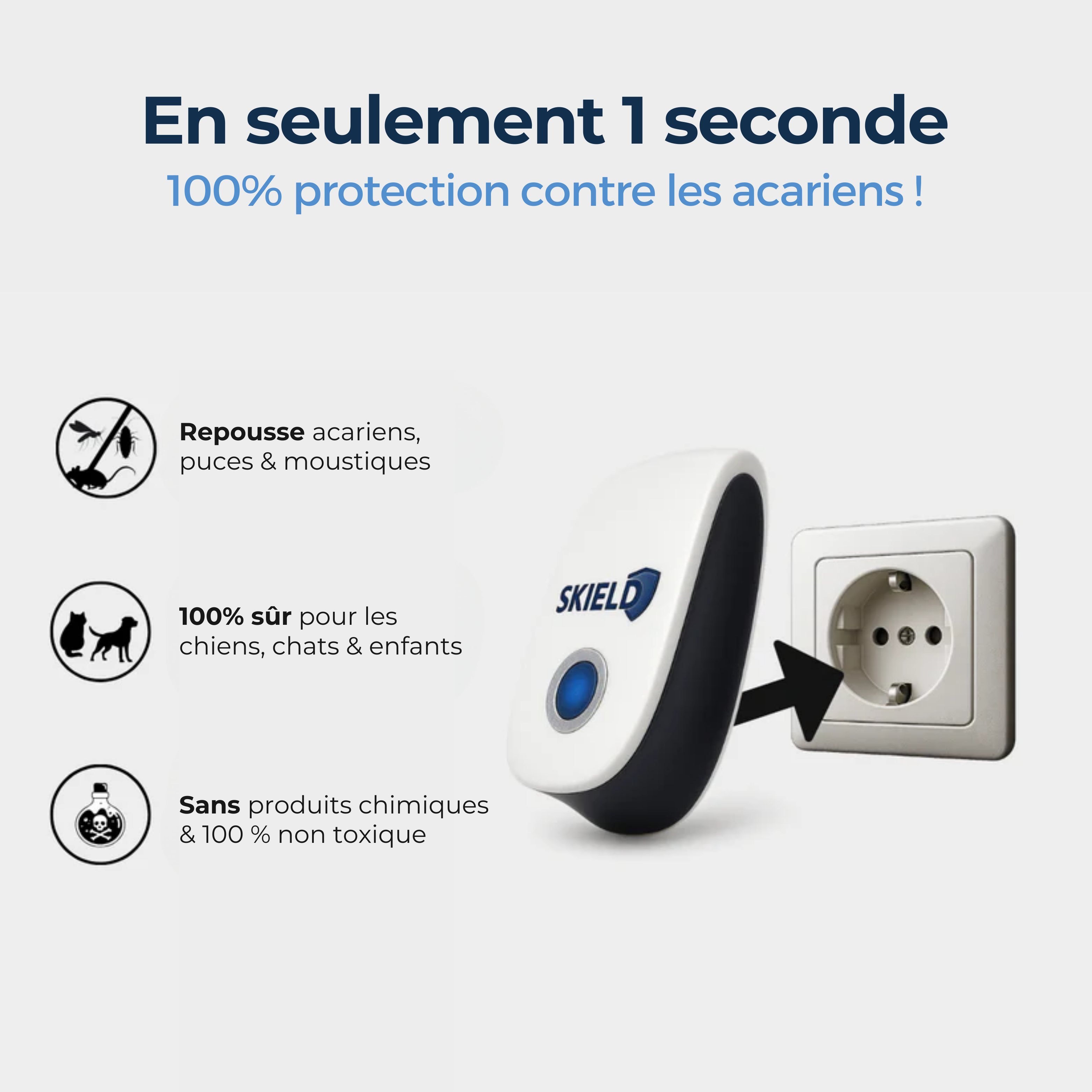 Stop démangeaisons & éternuements – Dormez sans acariens avec BugShield
