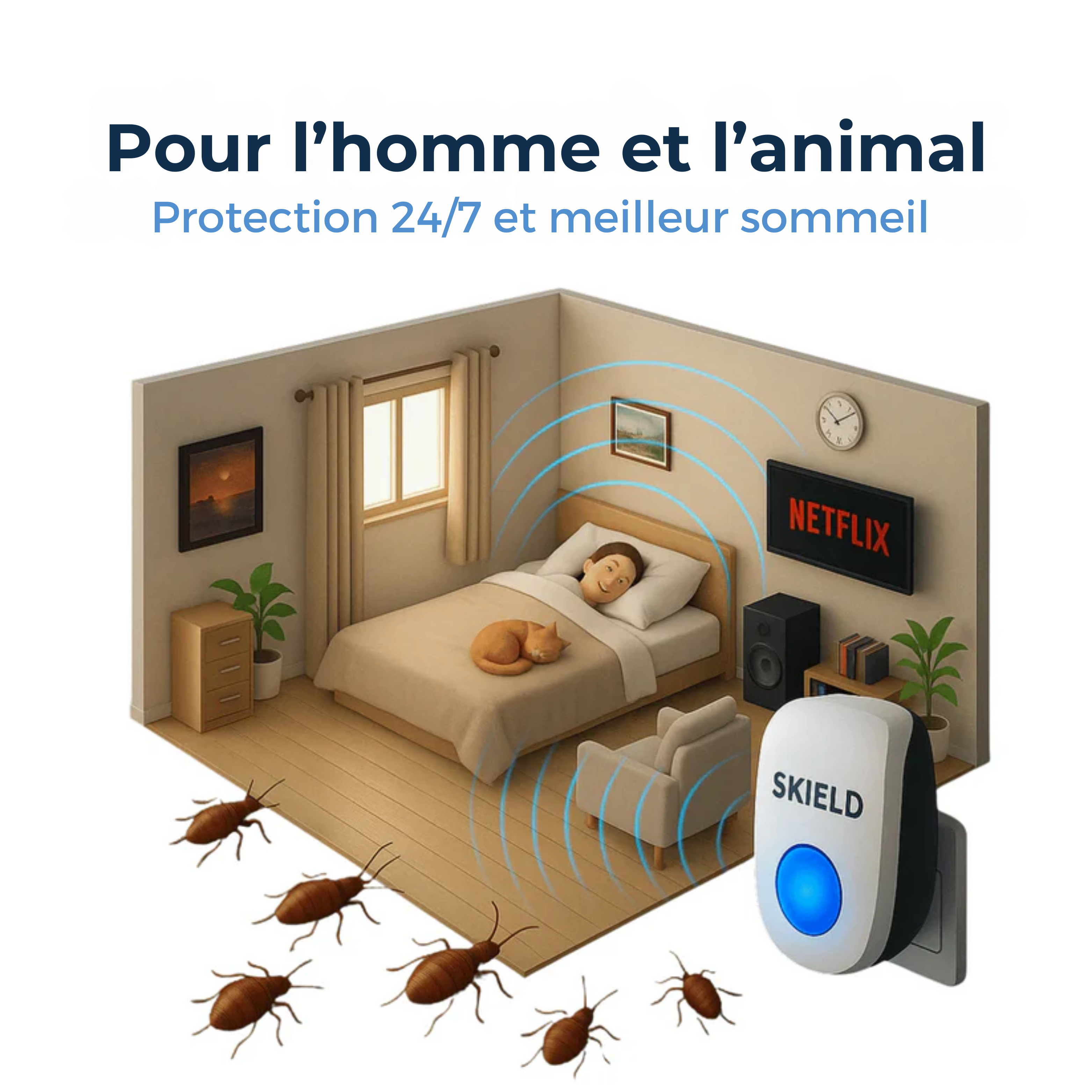 Stop démangeaisons & éternuements – Dormez sans acariens avec BugShield